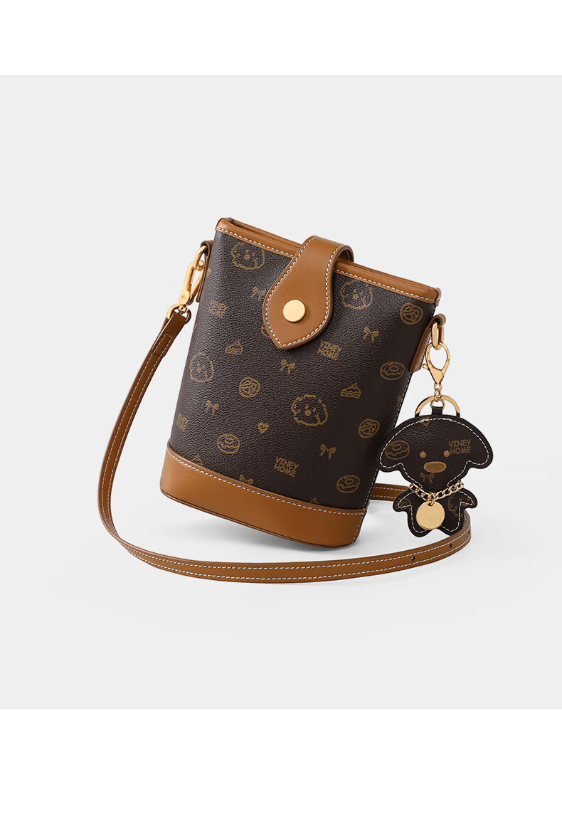 Viney Women's Boutique Bucket Bag Fashionable Crossbody Phone Bag Small Purse Birthday Qixi Valentine's Day Gift for Girlfriend 23