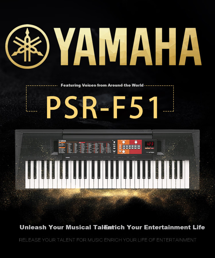 YAMAHA (YAMAHA) PSR-F52, Suitable for Children And Adults, Beginner-Friendly Electronic Keyboard for Entertainment And Performance 1