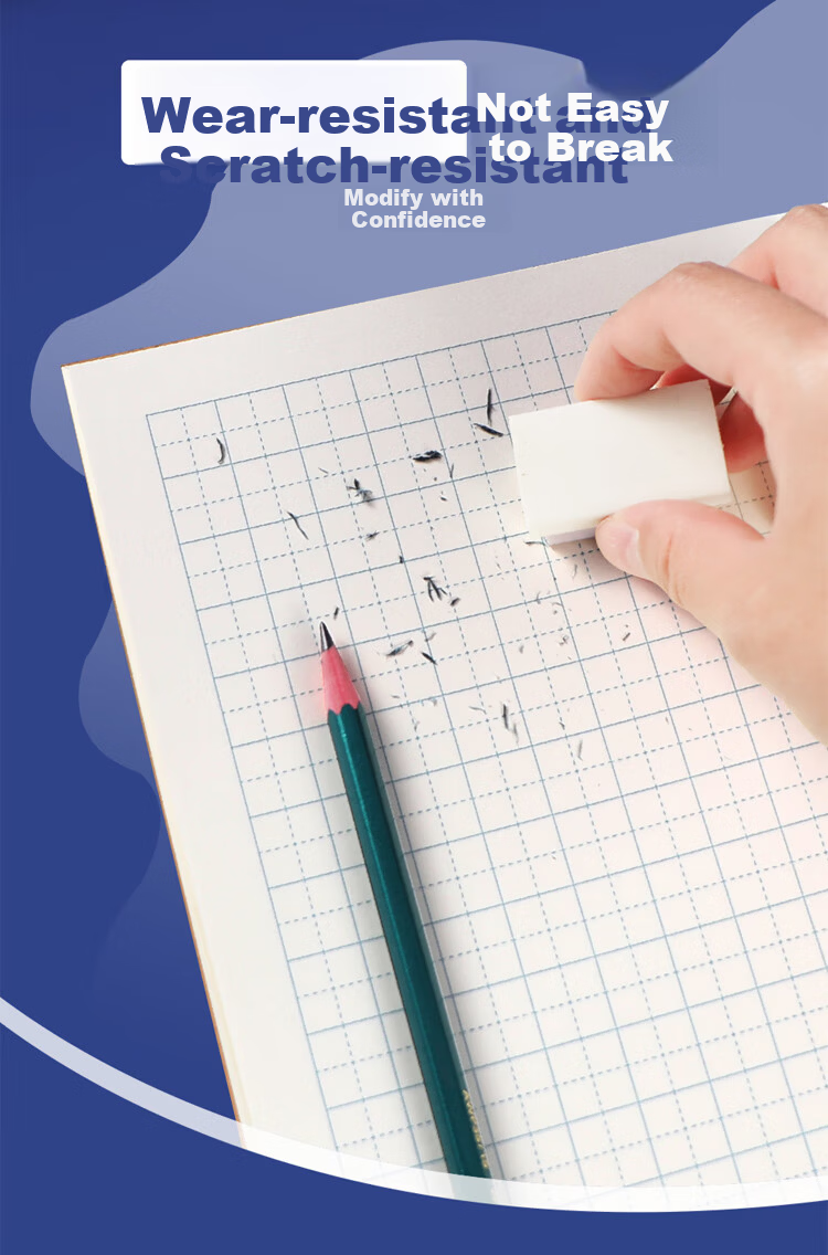 M&G 16K Character Notebook, 24 Pages, 9 Lines, 10 Columns, Beijing Student Exercise Book, Kraft Paper Soft Copy Book, Beige Eye-Friendly Iron Stapled Notebook, Standard Version APY0AV39-10 Books 2