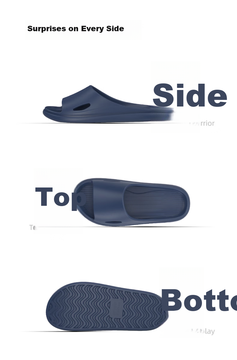 Qiumuxi Men's Slip-Resistant Thick-Soled EVA Indoor Quiet Home Bathroom Couple's Slippers with Soft Sole Feeling 9