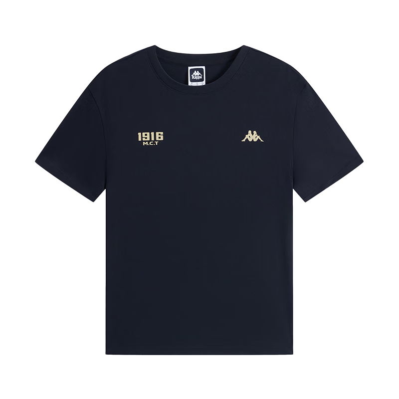 Kappa Back-to-Back Sports Men's T-Shirt Short Sleeve 2026 New Pure Cotton Summer Running Top Women's K0D32TD21V