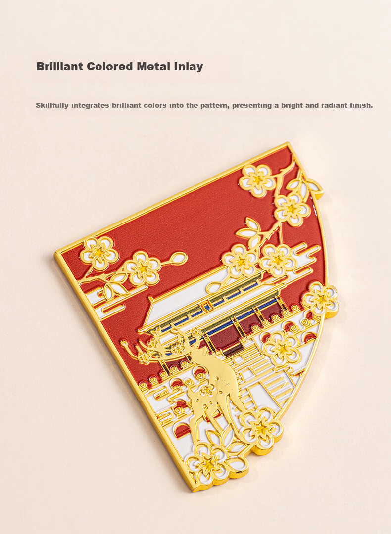 Tianse Four Seasons Forbidden City Cultural Creative Refrigerator Magnet Gift Box Museum Souvenir Beijing Landmark Tourist Attraction Teacher's Day Gift Chinese Style New Year Birthday TS-5953 8