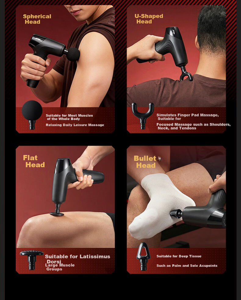 LI-NING Fascia Gun Massager Shoulder Neck Waist Back Massager Professional Mini Portable Fitness Muscle Relaxation Gift for Parents Mother's Day Spring Festival Valentine's Day Qixi Festival for Men a 16