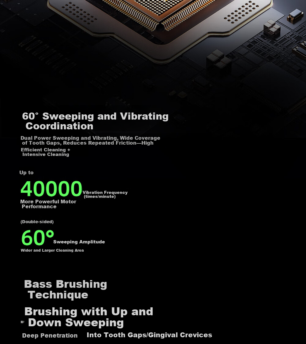 Prooral Sonic Vibration Electric Toothbrush for Adults Rechargeable Couples Gift LS-1 Silver Birthday Present 5