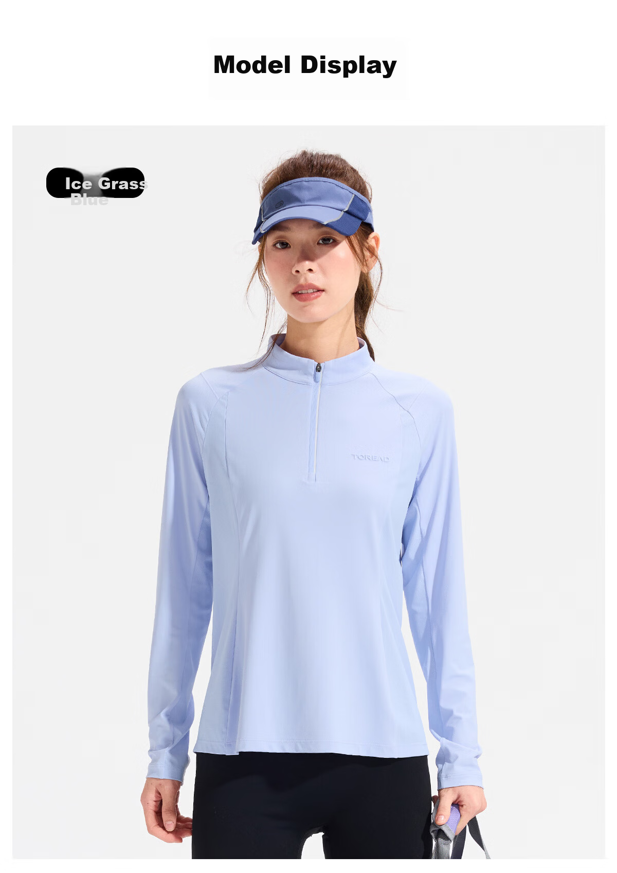 TOREAD Women's Long Sleeve T-Shirt 2026 New Cool Breathable Sun Protection Hiking Casual Top TAJJAO82034 9