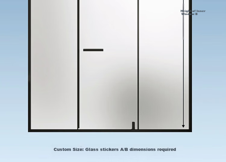 Zichen Thick Frosted Glass Window Privacy Film Translucent Opaque Anti-Peeping Bathroom Shower Sticker 34
