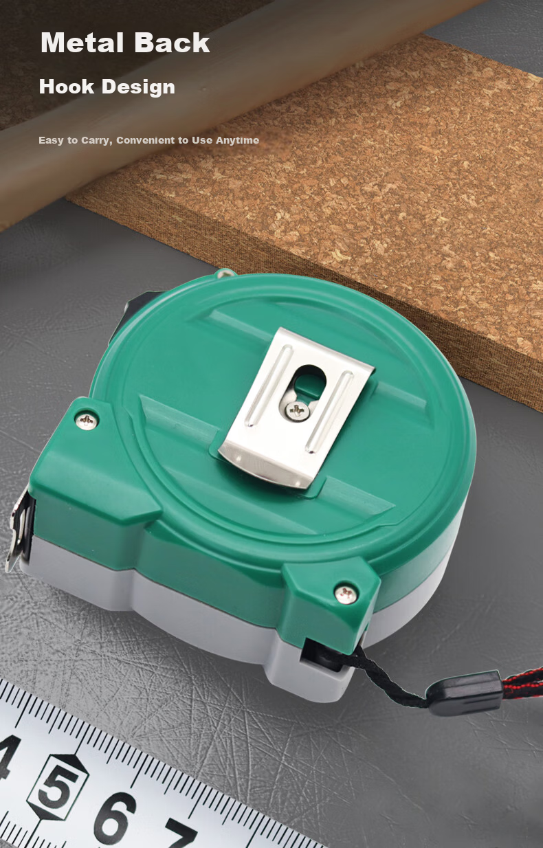 BERRYLION Ultra-Compact Steel Tape Measure Thickened Household Tape Measure Box Tape 10m x 25mm High Precision Ruler 11