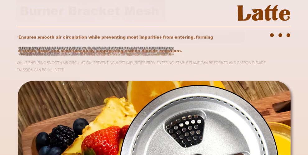 Maixian Portable Multifunctional Cassette Stove Latte Outdoor Mini Gas BBQ Stove 2.1kW Purple 11