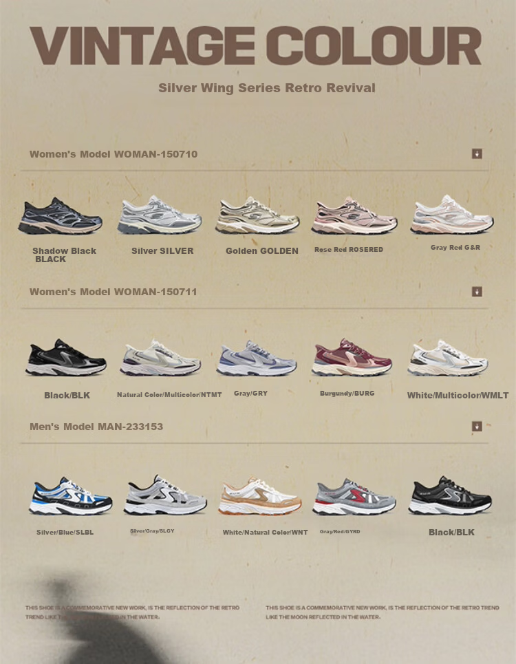 Skechers Silver Wing Women's Dad Shoes Casual Fashion Comfortable Height Increasing Sneakers 150711 9