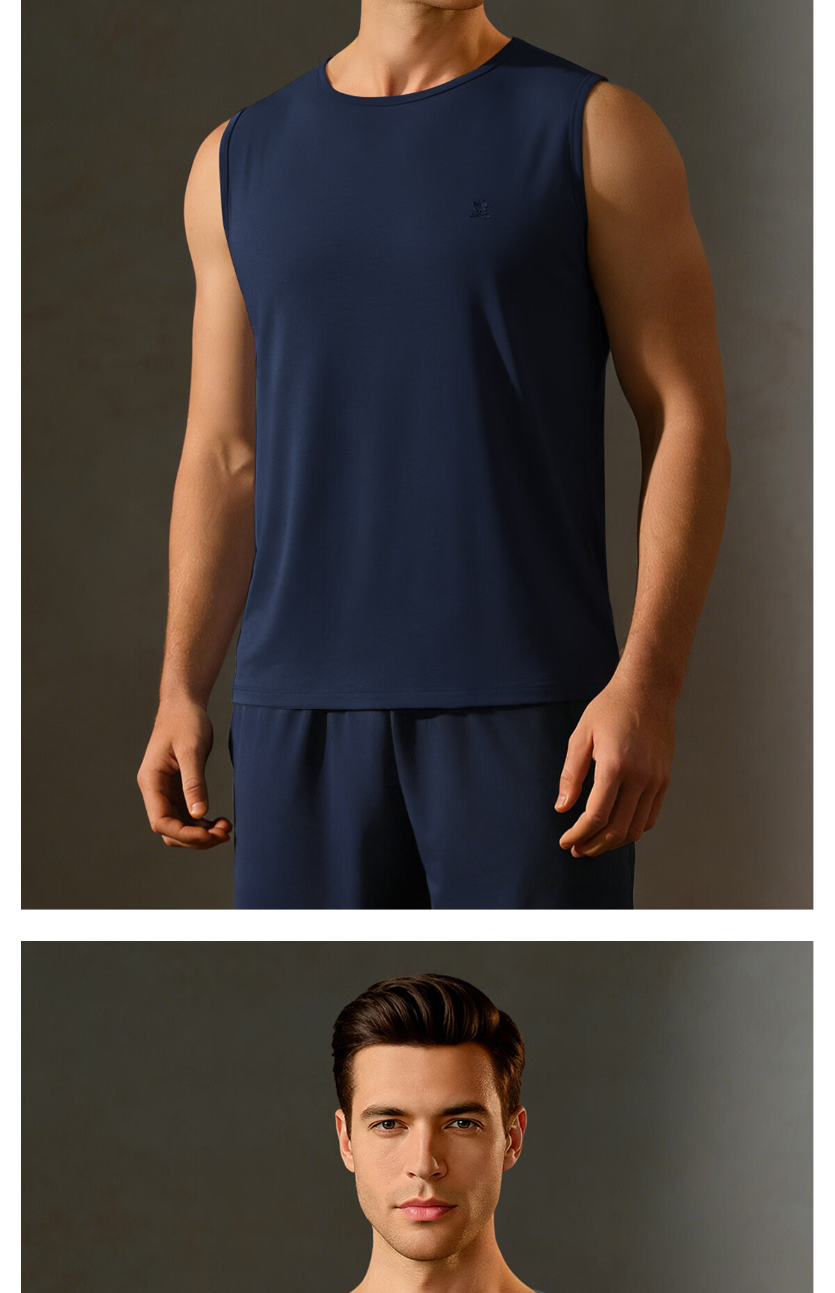 MONTAGUT 80s Modal Men's Vest Thin Base Layer Ice Silk Cooling Sports Undershirt Summer Tank Top 22