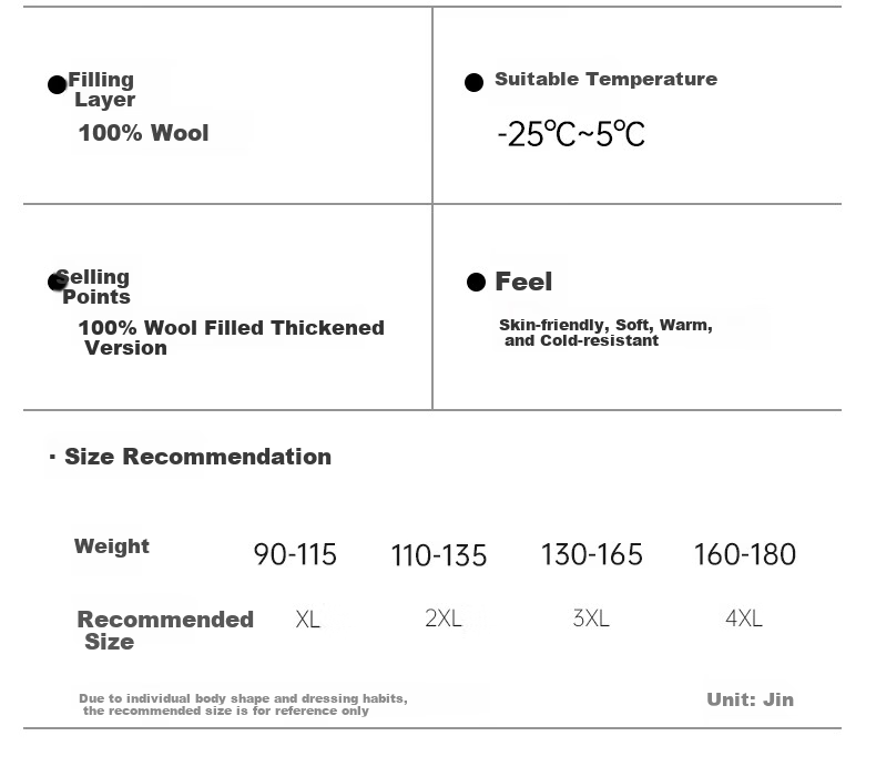 Modal 100% Wool Filled Thermal Pants Men's Winter Cold-Resistant Cotton Pants Waist Support Fleece Lined Thickened Trousers 21
