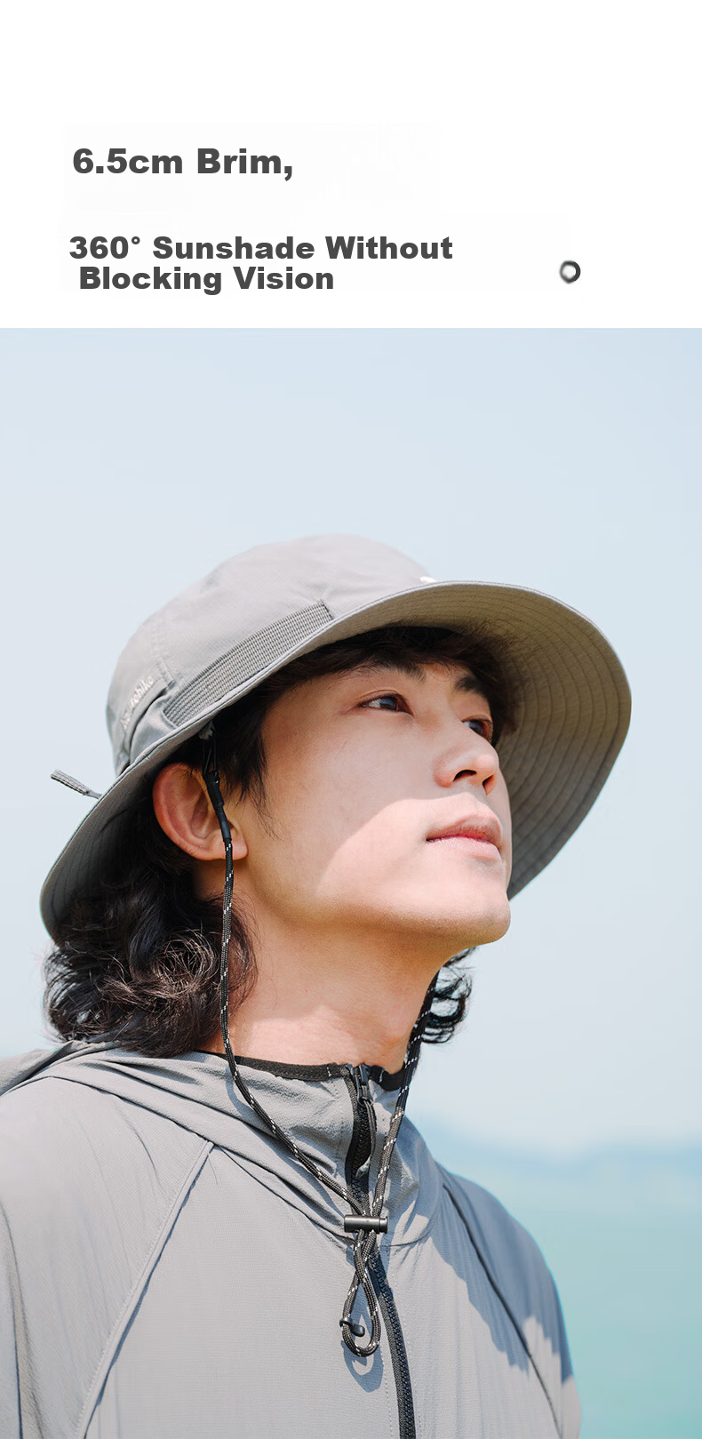 Naturehike Outdoor Hiking Mountaineering Cooling Wide Brim Bucket Hat Men 2026 Spring Summer New Sun Protection Cap Women 10