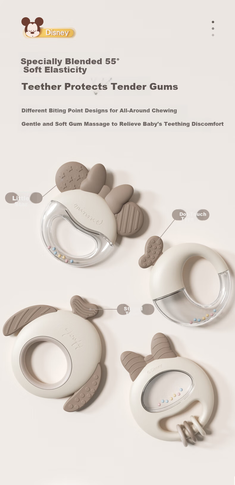Disney Newborn Baby Toy Gift Set Fun Exploration Series 7