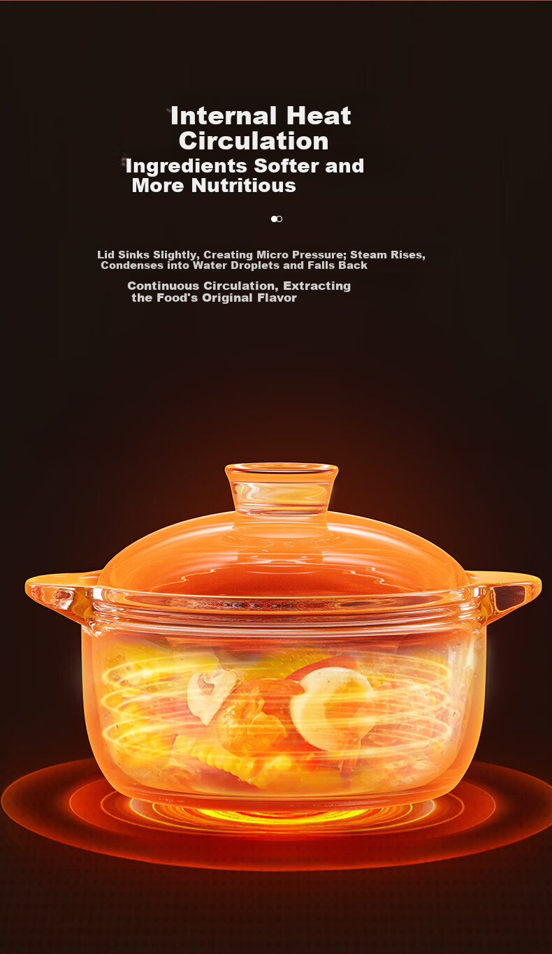 Royalstar Ceramic Clay Pot 3.3L Slow Cooker for Soup, Porridge, Stew, and Herbal Medicine Cooking 9