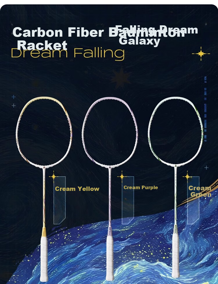 KAWASAKI New Galaxy Ultra-Light Full Carbon Badminton Racket Entry-Level Advanced Youth Adult Universal Racket 16