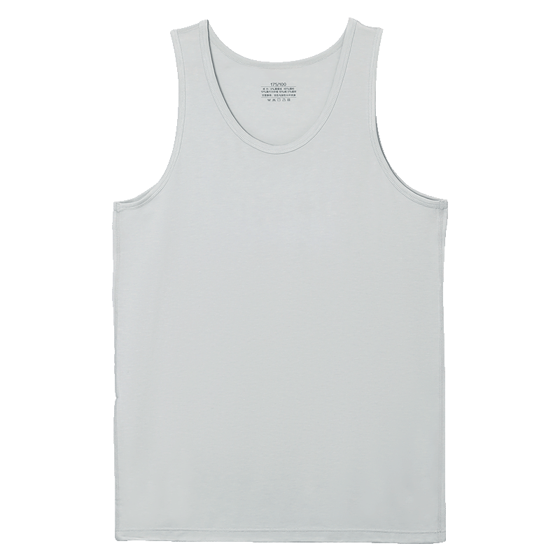 Hodohome Exclusive Edition Men's Silk Thin Modal Round Neck Vest Breathable Undershirt 170/95