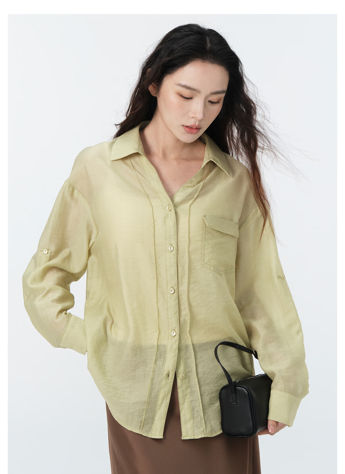 RA&RN RARN/Love Like You Lightweight Lapel Lyocell Shirt 23