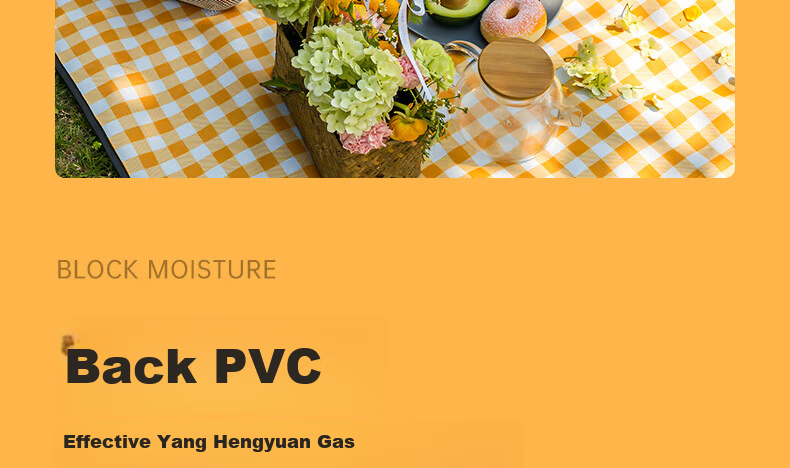 Deli Picnic Mat, Outdoor Thickened Moisture-Proof Mat, Oxford Cloth Portable Tent Mat, Beach Mat, Medium Size, Gree 10