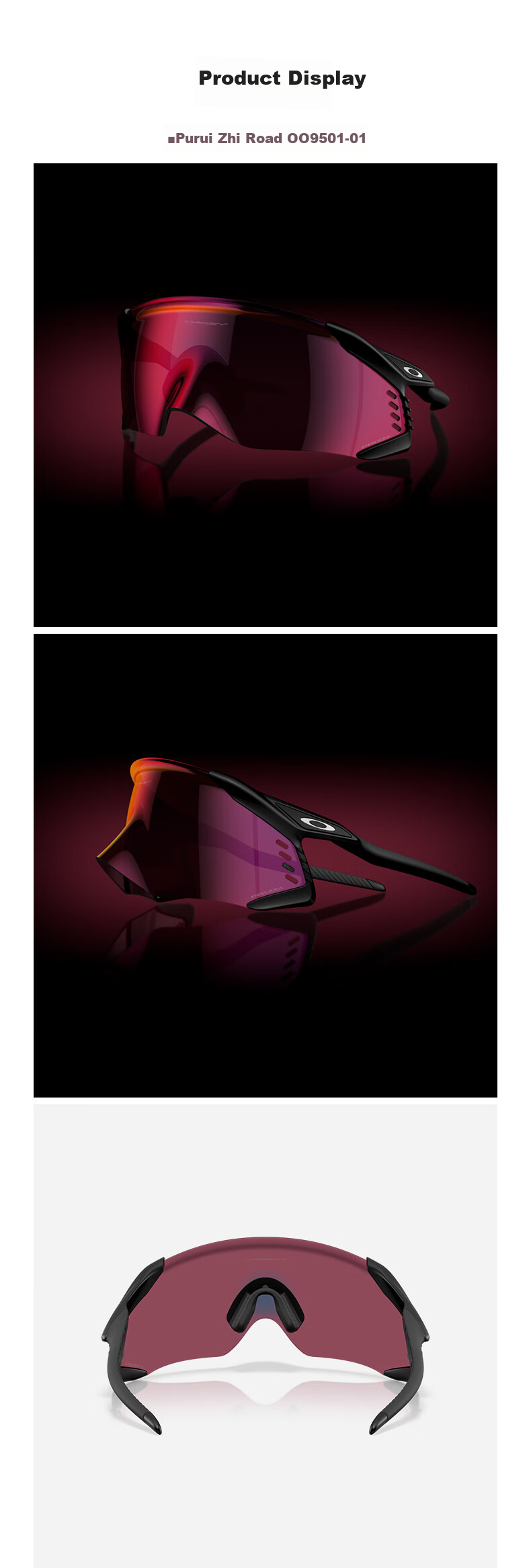 OAKLEY Velo Kato 0OO9501-02 Cycling Sunglasses Outdoor Sports Protective Eyewear 5