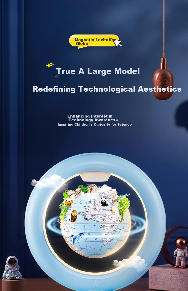 Mengduofu Bean Bag AI Magnetic Levitation Globe Children's Educational Toy 3D Stereo Boy Birthday Gift AR Companion Robot 2
