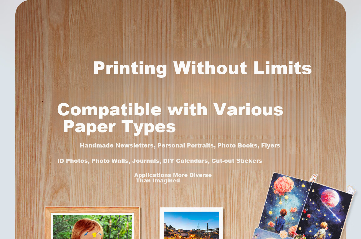 INNCLOUD High Gloss RC Photo Paper, Printing Paper for Photos, Photo Printing Paper, Studio Photo Printing Paper, Inkjet Printer Photo Paper, 6-Inch 260g 4