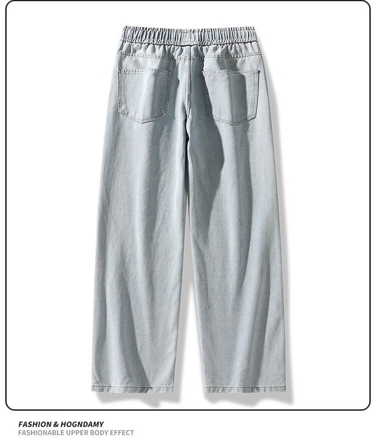 TUCANO Women's Jeans Loose Slim High Waist Wide Leg Casual Trendy Straight Pants Mid Blue 2XL 12