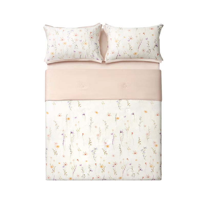 JD Jingzao 100% Silk Summer Quilt Imported TENCEL™ Modal Washable Spring Autumn Four Seasons Quilt 1.8m