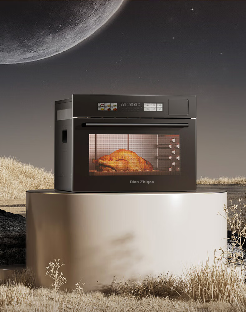 CHIGO 60L Built-in Steam Oven and Roaster Combo with 15% Government Subsidy, Self-Cleaning, Multi-Function 3-in-1 Steaming, Baking, and Roasting Machine 14CP-F 3