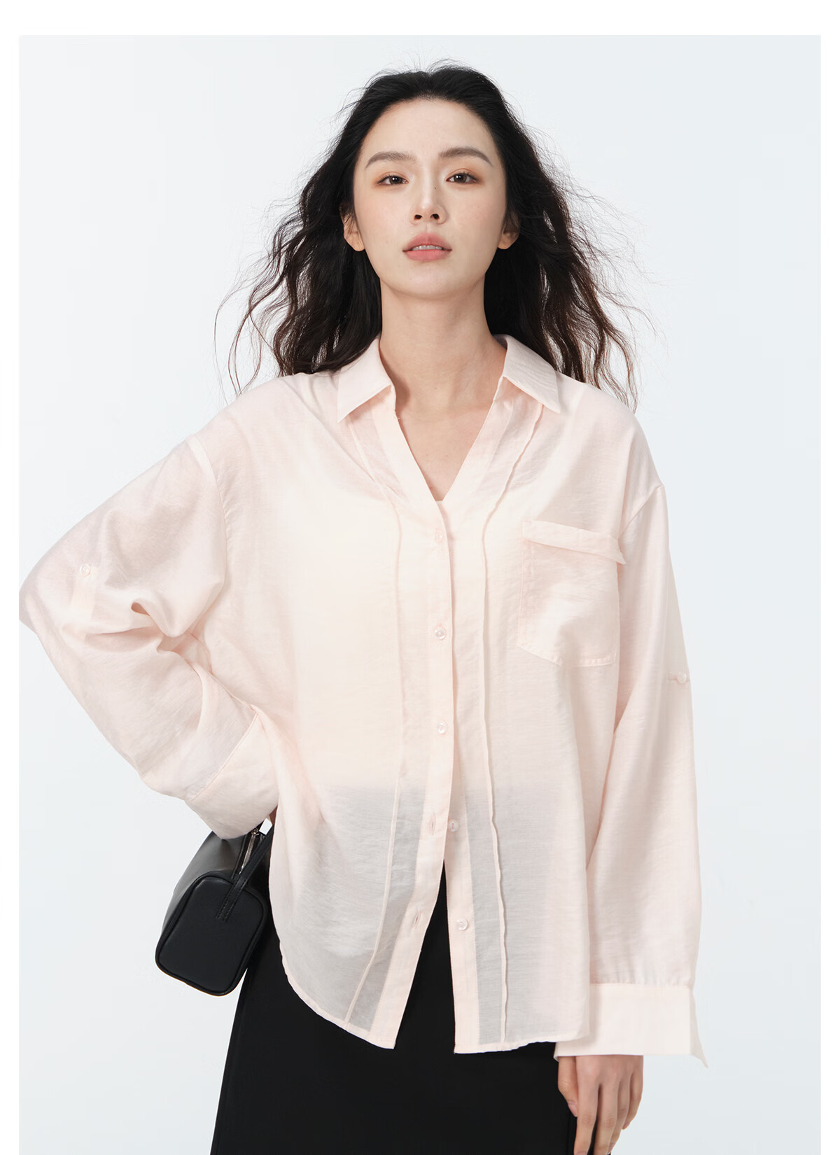 RA&RN RARN/Love Like You Lightweight Lapel Lyocell Shirt 32