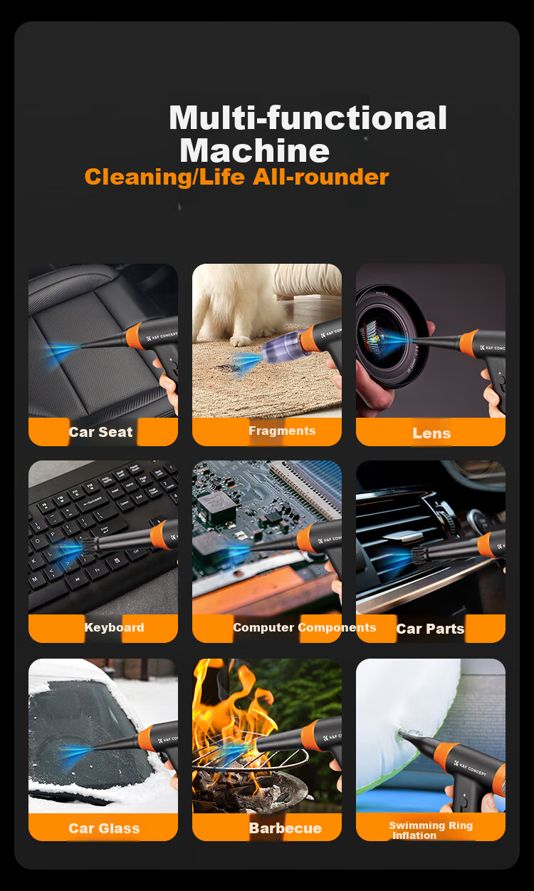 Zhuoer Electric Air Blower, Compact And Portable, for DSLR Camera Lens Cleaning, Powerful Dust Removal for Computer Keyboard And Laptop, Powerful Air Blower Dust Cleaning Tool 3