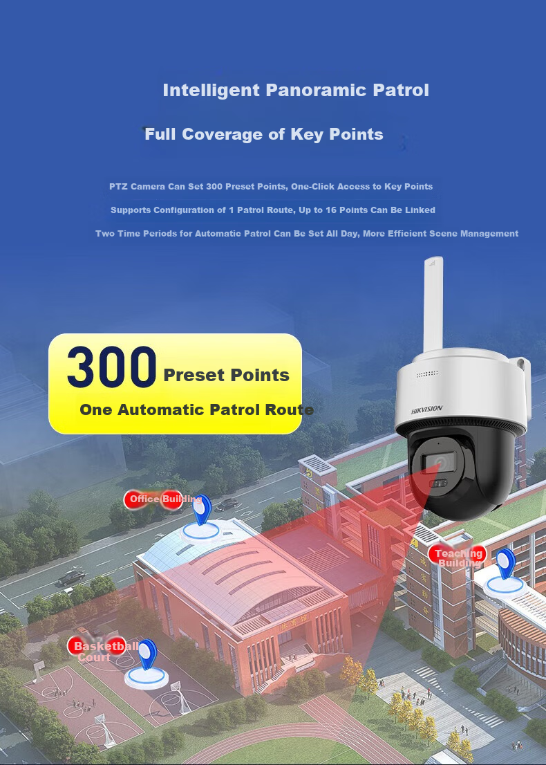 HIKVISION POE Starlight Night Vision Network Surveillance Camera 2MP Commercial Indoor Outdoor HD Smart Dome DS-2CD3326WDV3-I 13