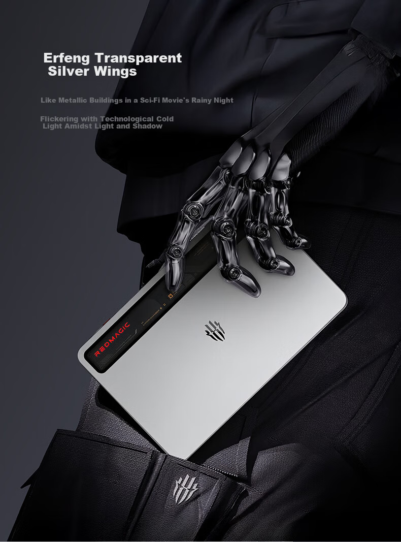 Nubiyahongmo Gaming Tablet 3 Pro, 9.06-Inch OLED Gaming Screen, Snapdragon 8 Ultimate Edition, 8200mAh Battery, Gaming Mini Tablet, 16GB+512GB Dark Night Versio 6