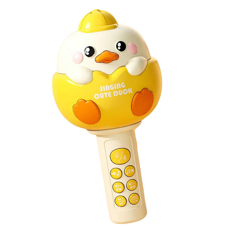 Bameika Kids Singing Microphone Speaker All-in-One Bluetooth 1-3 Years Early Education Toy Birthday Gift for Boys and Girls