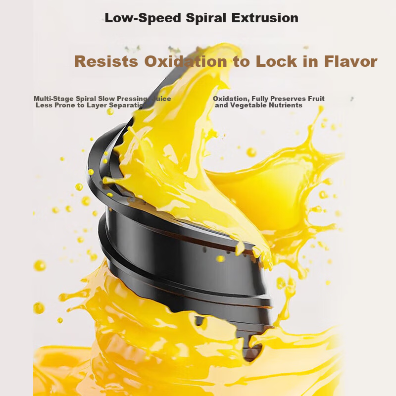 AUX Multifunctional Juicer and Ice Cream Maker, Fully Automatic 98mm Wide Mouth Cold Press Juice Extractor with Pulp Separation AYZ-01AYZ28