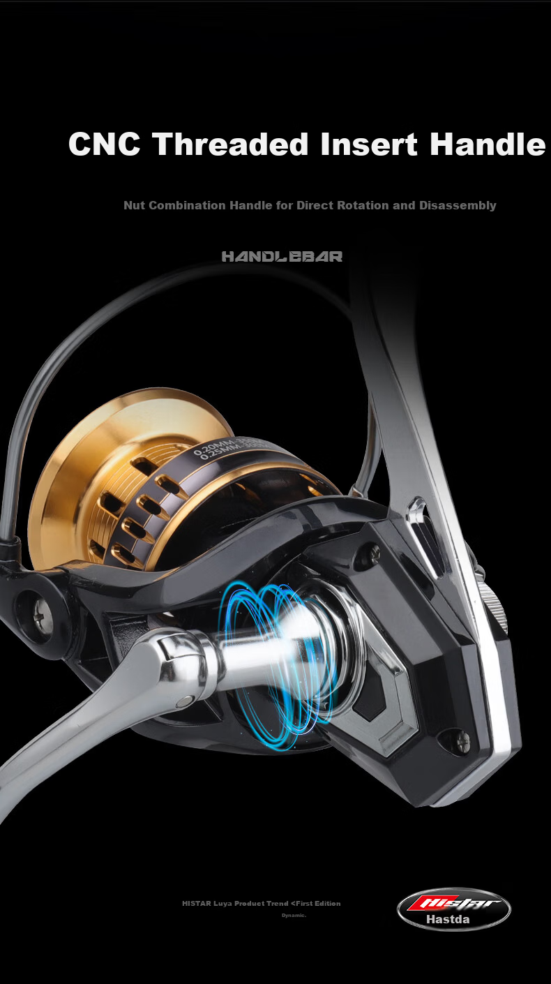 HISTAR All-Metal Spinning Reel Seamless Saltwater Resistant Fishing Reel Model 8000 [Saltwater Resistant] [All-Metal] 10