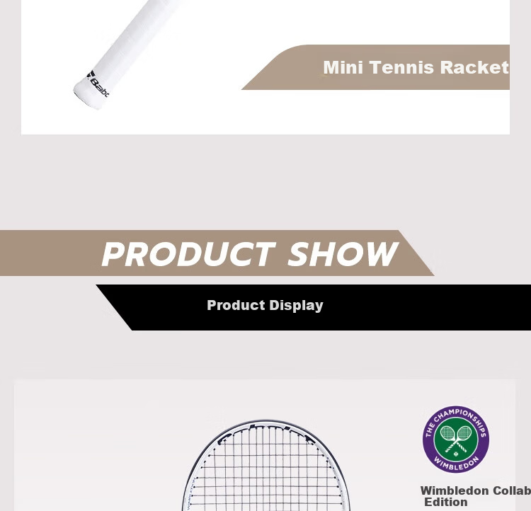 Babolat Tennis Racket, Mini Racket, Souvenir, PD TEAM WIM 2
