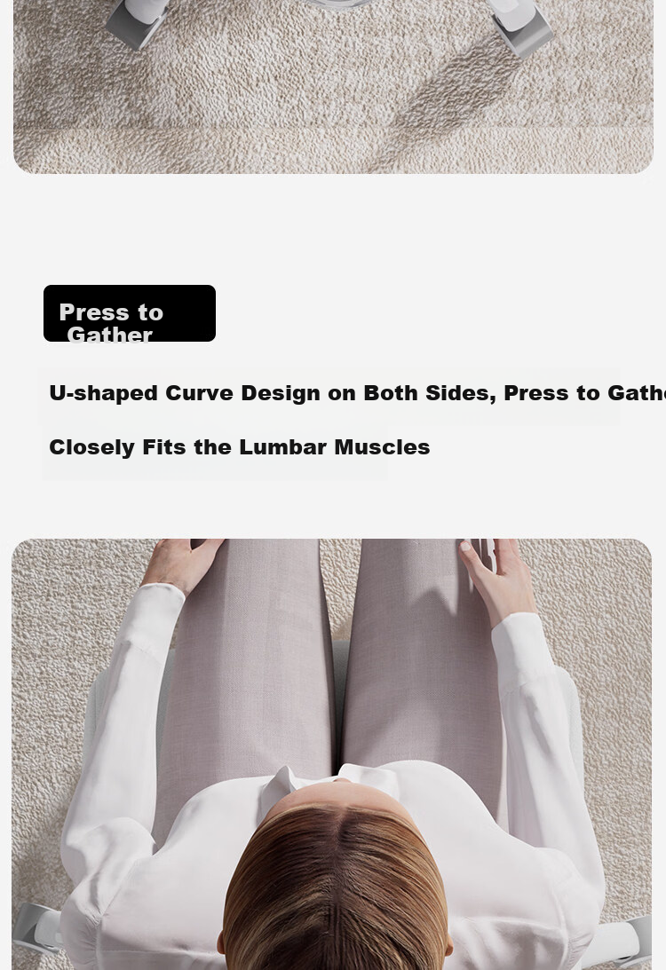 Nila Maternity Lumbar Support Cushion Office Seat Backrest Pad Waist Support Pillow for Women 11