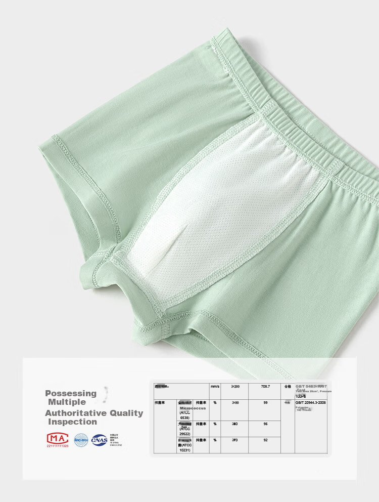 Junejunior [babylove Sub-brand] Children's Underwear 3-12 Years Boys and Girls 3D Cut Boxer Briefs Spring Summer 2-Pack 7