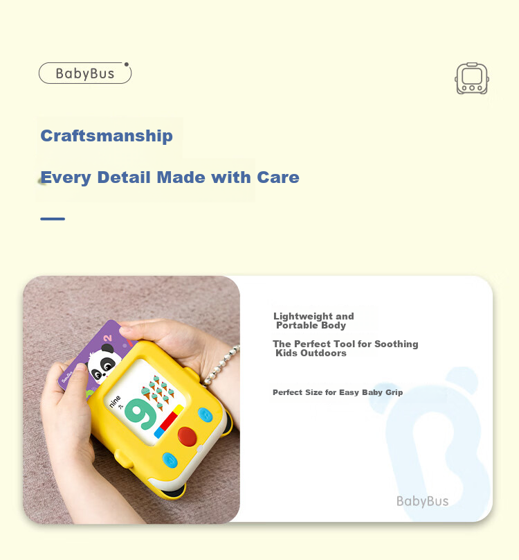 BabyBus JoJo English Literacy Pinyin Cognitive Card Machine 1-3 Years Early Education Educational Toy Children's Birthday New Year Gift 13