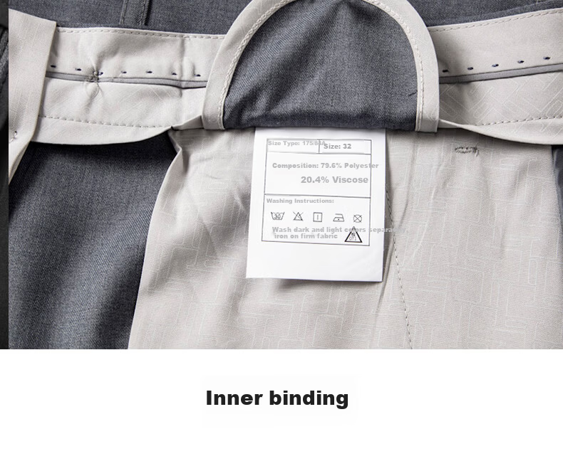 Hodo Men's Summer Thin Non-Iron Wrinkle-Resistant Business Straight Casual Dress Pants Commuter Work Trousers 14