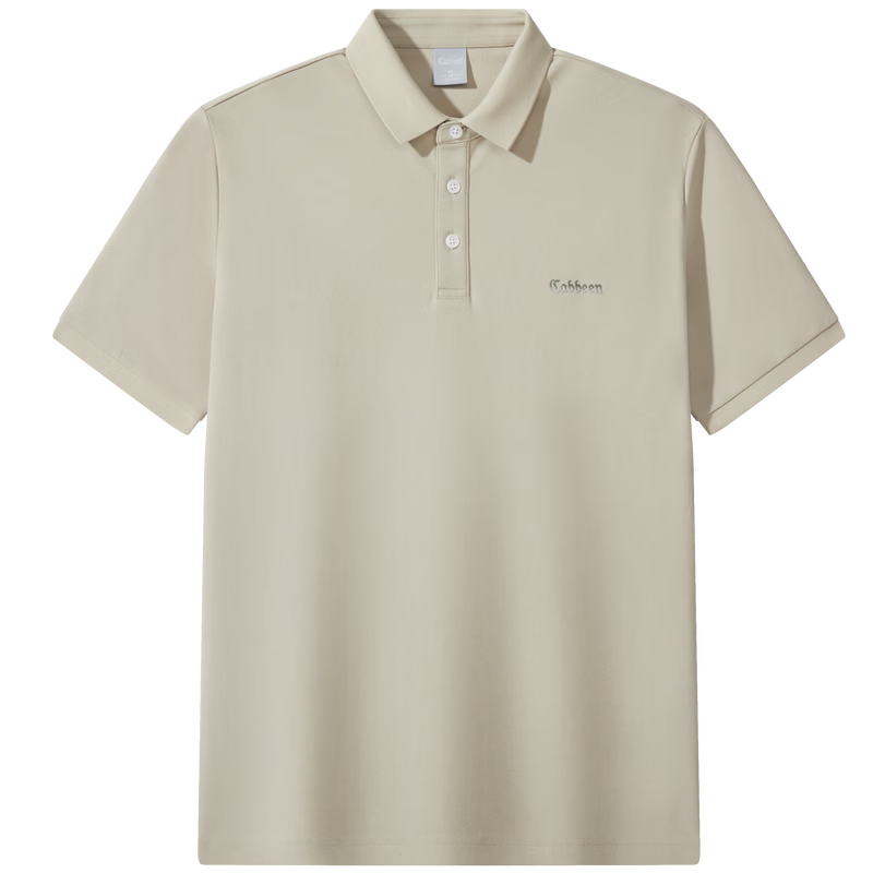 Cabbeen Cool Touch Short Sleeve Men's Polo Shirt High Frequency Logo Short Sleeve Polo Shirt Men's Wear