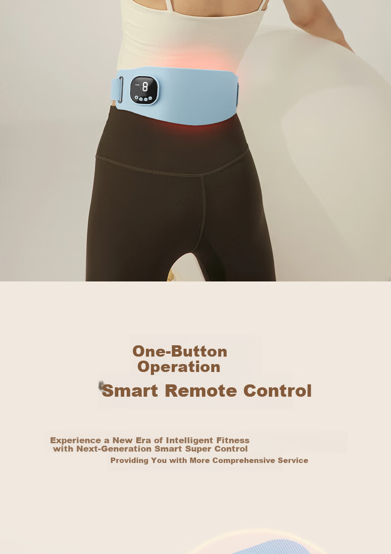 Smart VK Fat Burning Machine Abdominal Slimming Device Vibration Shaping Heating Weight Loss Home Fitness Waist Belt 12