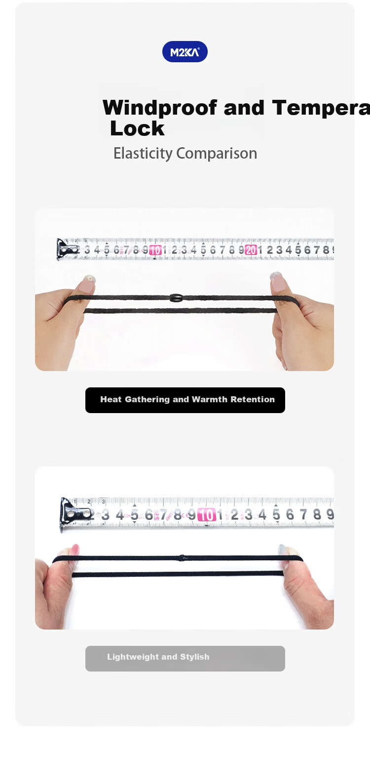 M2KA Braided Hair Ties for Women High Elastic Durable No Tightness No Marks Hair Bands Mixed Colors 5 Pieces 6