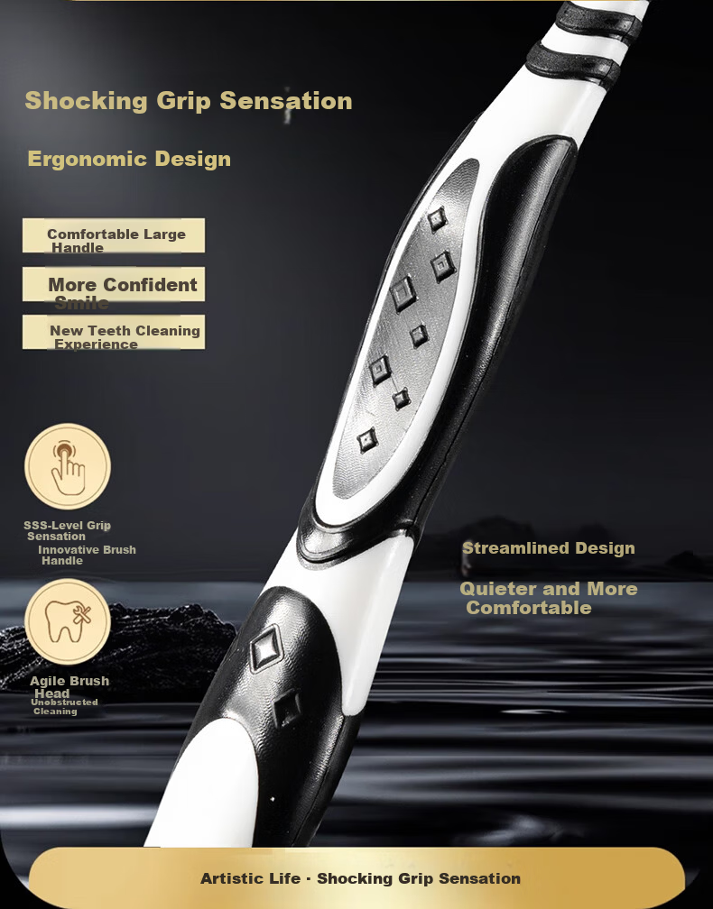 DAGO Wide-Head Soft Bristle Toothbrush for Adults, Travel Toothbrush, Gentle Silk Bristles, Family Pack for Men And Women, Special Set *6 5