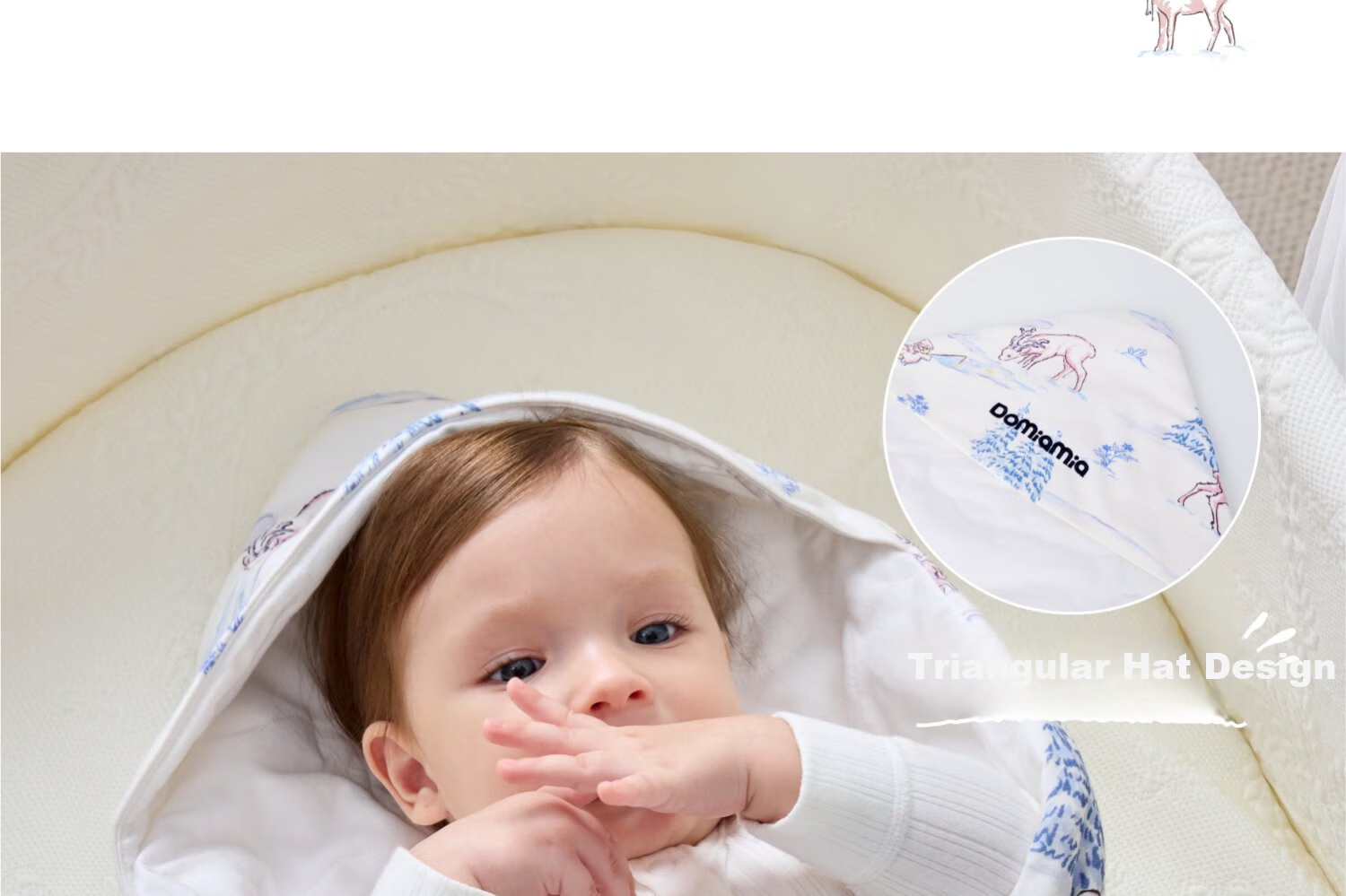DOMIAMIA Baby Detachable Liner Swaddle Blanket Autumn Winter Newborn Universal Four Seasons Wrap 17
