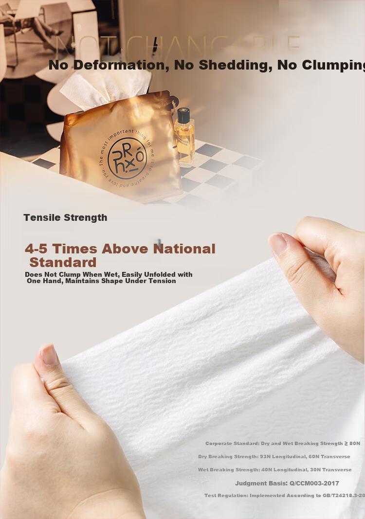 Ronghuxi Disposable Facial Cleansing Wipes Soft Towels Pokémon Collaboration Extra Large Thickened 58 Sheets/Pack 4 Packs 8