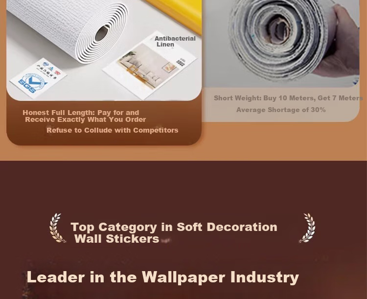Zichen Baby Room Waterproof Moisture-Proof Self-Adhesive Wallpaper Wall Covering for Bedroom 6