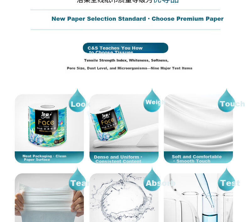 C&S Core Roll Toilet Paper, C&S Art Oil Painting, 4-Ply 200g 10 Rolls, New And Old Alternating BJ203-10 Single Pack 12