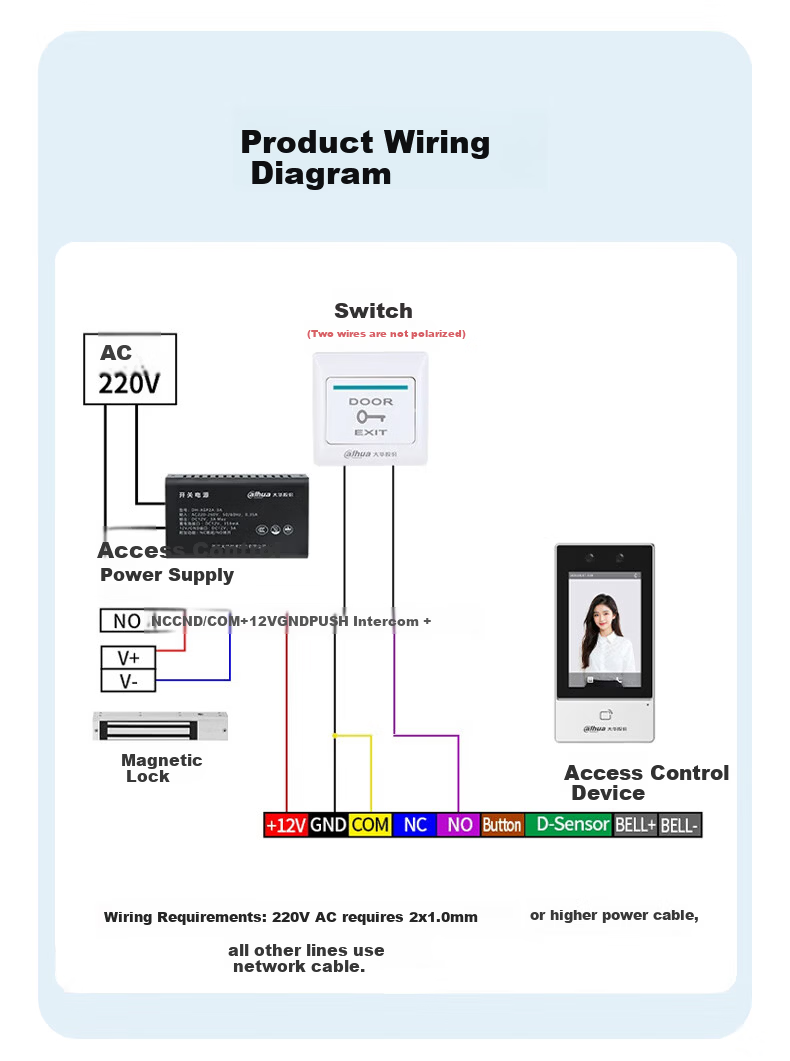 Dahua Facial Recognition Access Control All-in-One Machine Enterprise WeChat Co-branded Attendance Machine 4.3-inch Touch Screen Ethernet Network Company Face and Card Attendance K41 15