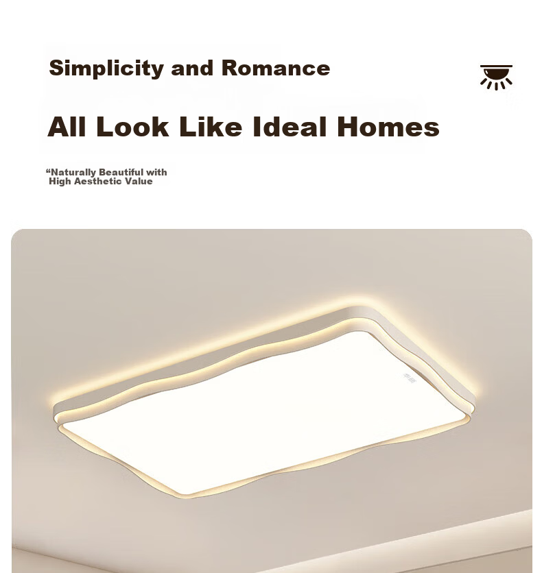 Huashuozhaoming, Using Original Pulu Light Source, Bedroom Ceiling Light, Modern And Simple Cream Style, Master Bedroom, Secondary Bedroom, Study Room, Round Intelligent 28